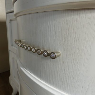 Mobile bagno classico bianco in vero legno RACHEL-CMS da 94 cm. - BEST QUALITY - immagine 7
