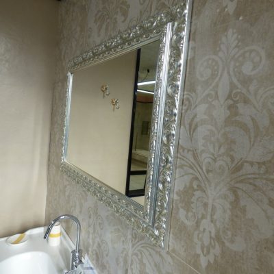 Mobile bagno classico bianco in vero legno RACHEL-CMS da 94 cm. - BEST QUALITY - immagine 15