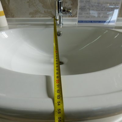 Mobile bagno classico bianco in vero legno RACHEL-CMS da 94 cm. - BEST QUALITY - immagine 18