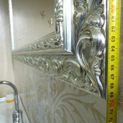Mobile bagno classico bianco in vero legno RACHEL-CMS da 94 cm. - BEST QUALITY - immagine 24