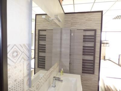 Easy bathroom cabinet sandblasted grey cm 100 with column - image 14