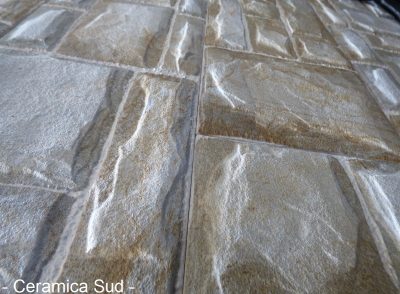 Pavimento per esterno ingelivo effetto cubi di pietra - immagine 11