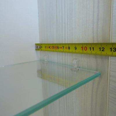 Corals 60 cm moderner hängender Badezimmerschrank. gebleichter Eichenholzeffekt mit Säule - Bild 27