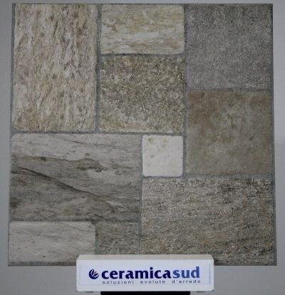 Pavimento da interno rustico per cantine & mansarde stile antico beige 45 x 45 cm.