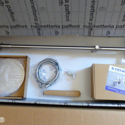 Colonna doccia Steel Top Paffoni con deviatore e termostatico ZCOL500AC - PRIMA SCELTA