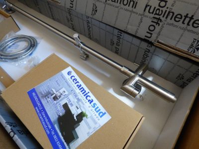 Paffoni-Duschsäule aus Stahl mit Umsteller und Thermostat ZCOL500AC – ERSTE WAHL – Bild 9