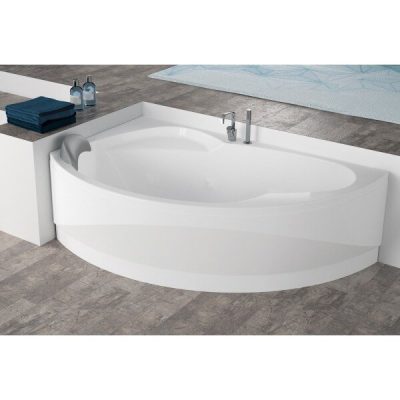 NOVELLINI Vasca angolare VOGUE ASIMMETRICA senza idro 165 x 85 x 55 cm.