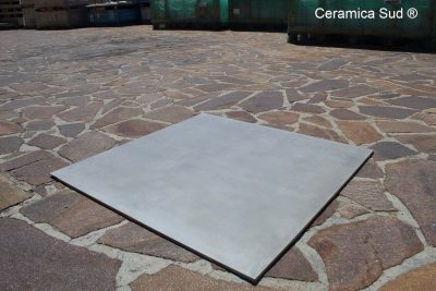 Pavimento colore grigio effetto cemento stonalizzato 90 x 90 x h. 1 cm. - Rettificato - immagine 5