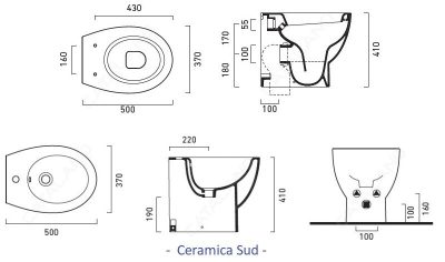 Catalano Zero New Light 50 Sanitärkeramik – SOFT-Close-Aufbewahrungselement – ​​Erste Wahl ZERTIFIZIERT © – Bild 16