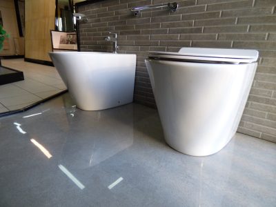 Sanitari filomuro serie Delta - Wc + Bidet + Copri-wc Prima scelta - CERTIFICATA © - immagine 4