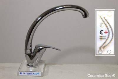 Juhthoova ja pööratava tilaga köögisegisti Mix Seven Shower Series kraanid – pilt 3