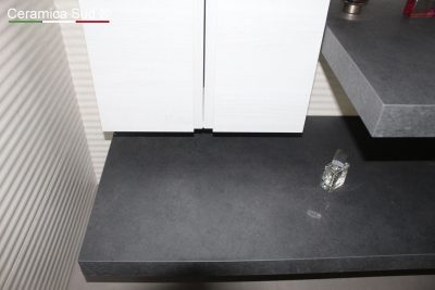 Badrumsskåp för bänktvättställ med integrerad pelare 157 cm. Made In Italy - bild 5