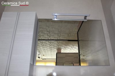 Badrumsskåp för bänktvättställ med integrerad pelare 157 cm. Made In Italy - bild 6