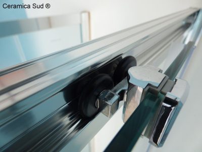 Rechthoekige douchewand Hoek vierkant 70 x 100 cm. 6 mm dik antikalkglas. - afbeelding 7