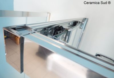 Rechthoekige douchewand Hoek vierkant 70 x 100 cm. 6 mm dik antikalkglas. - afbeelding 10