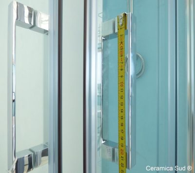 Rechthoekige douchewand Hoek vierkant 70 x 100 cm. 6 mm dik antikalkglas. - afbeelding 14