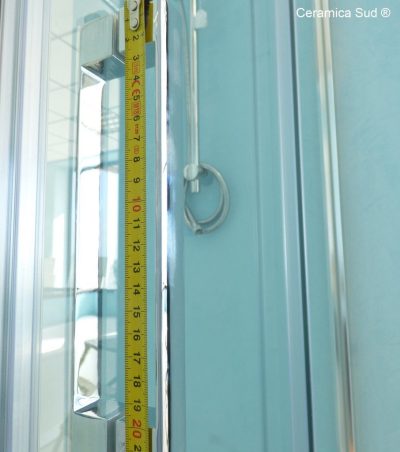 Rechthoekige douchewand Hoek vierkant 70 x 100 cm. 6 mm dik antikalkglas. - afbeelding 33