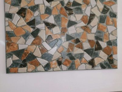 Flacher Boden in Steinoptik mit Schalenschnitt für den Außenbereich 45 x 45 cm. - Bild 5
