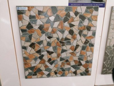 Flacher Boden in Steinoptik mit Schalenschnitt für den Außenbereich 45 x 45 cm. - Bild 9