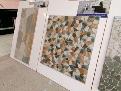 Flacher Boden in Steinoptik mit Schalenschnitt für den Außenbereich 45 x 45 cm. - Bild 11