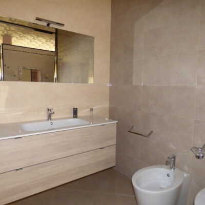 Mobili bagno sospesi 120 cm legno tonalità Miele, Prima Scelta Garantita "Italiano"