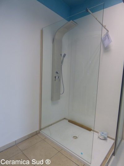 120 cm Walk In dušiekraan. DOUBLE FAVEL kristall – pilt 20