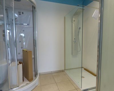 Inloopdouchescherm van 140 cm. DUBBELE BEVEL kristal - afbeelding 18