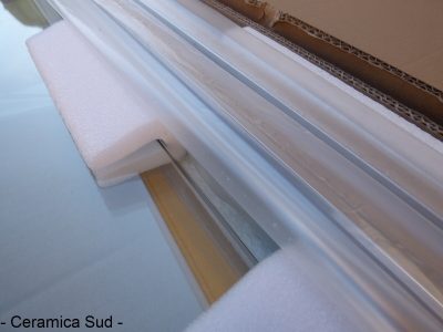 Box doccia nicchia 1 lato apertura centrale 128 - 129 - 130 - 131 - 132 cm. - immagine 14