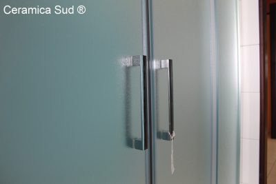 Box doccia nicchia Shower opaco entrata centrale regolabile 165 - 166 - 167 - 168 - 169 - 170 - 171 - immagine 12