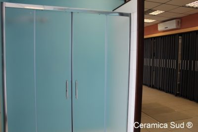 Box doccia nicchia Shower opaco entrata centrale regolabile 186 - 187 - 188 - 189 - 190 - 191 - 192 - immagine 6