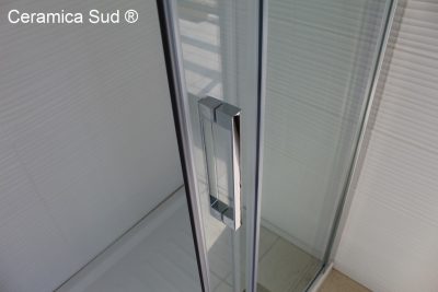 Niche Shower Paroi de douche transparente 2 portes réglables en 115 - 116 - 117 - 118 - 119 - 120 - 121cm - image 4