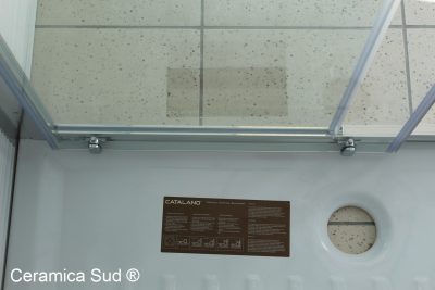 Box doccia nicchia Shower Trasparente 2 ante regolabile in 124 - 125 - 126 - 127 - 128 - 129 - 130cm - immagine 7
