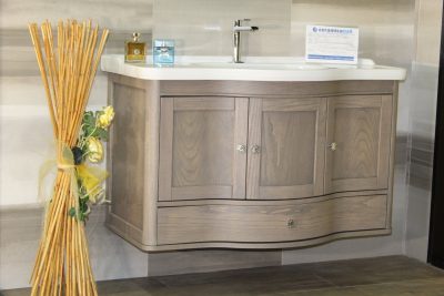 Eban hangend badkamermeubel 105 cm. massief hout - MADE IN ITALY - afbeelding 15