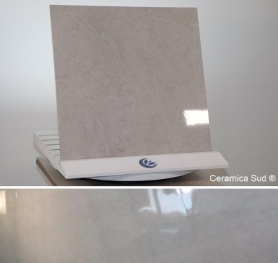 Pavimento da interno effetto marmo Arabescato grigio venato 60 x 60 cm. - Gres Porcellanato lucido