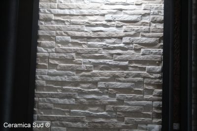 Rivestimento fatturabile per bonus facciate in rilievo 3D ignifugo e ingelivo tono beige 10 x 50 cm. - immagine 4