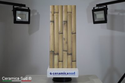 Rivestimento bagno ETNICO effetto pietra lavica e bambù / bamboo beige piastrelle antimacchia - immagine 7