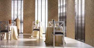Rivestimento bagno ETNICO effetto pietra lavica e bambù / bamboo beige piastrelle antimacchia - immagine 10