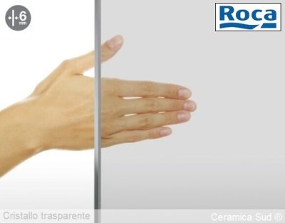 Roca Group nisjedusjkabinett med 4 dører med sentral åpning på 174 - 175 - 176 - 177 - 178 - 179 cm - bilde 5