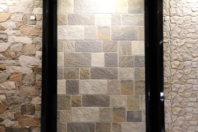 Pavimento da esterno effetto pietra rettangolare / quadrati antimacchia - MADE IN ITALY - immagine 3