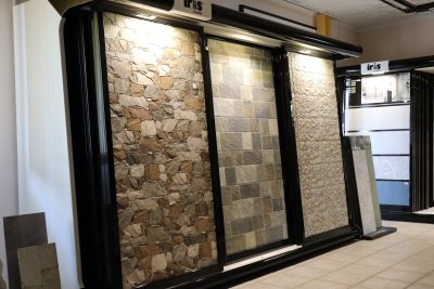 Pavimento da esterno effetto pietra rettangolare / quadrati antimacchia - MADE IN ITALY - immagine 5