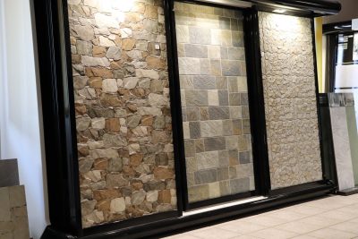 Pavimento da esterno effetto pietra rettangolare / quadrati antimacchia - MADE IN ITALY - immagine 6