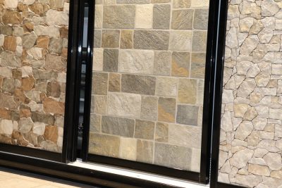 Pavimento da esterno effetto pietra rettangolare / quadrati antimacchia - MADE IN ITALY - immagine 9