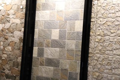 Pavimento da esterno effetto pietra rettangolare / quadrati antimacchia - MADE IN ITALY - immagine 10