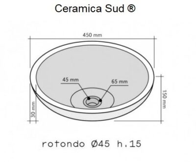 ciseán níocháin countertop 45 cm. DRAMHAÍOLA ÁIRÍTEAR mianra Gold Onyx cruinn - Go leor cairéal éagsúlachta níos fearr - íomhá 5