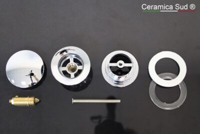 Lavabo appoggio 50 cm. PILETTA INCLUSA marmo beige Armonie - Lotto di cava varietà superiore - immagine 12