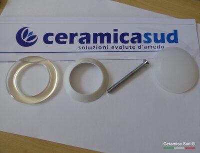 Lavabo appoggio 50 cm. PILETTA INCLUSA marmo beige Armonie - Lotto di cava varietà superiore - immagine 14