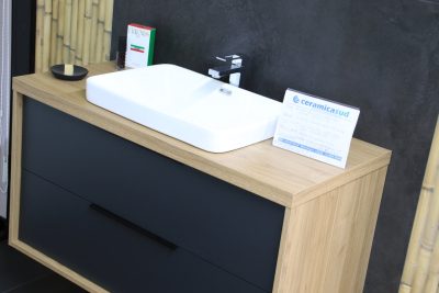 Mobili bagno sospesi 80 cm. Bianco legno, Prima Scelta Garantita "Italiano" - immagine 5