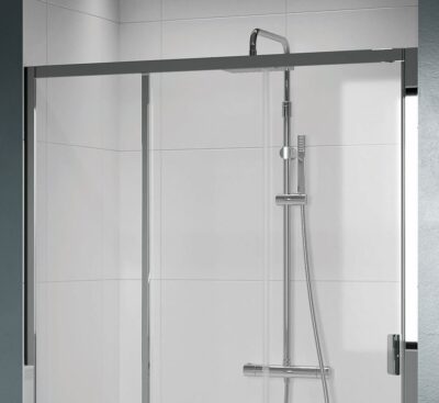 Box doccia nicchia Novellini apertura DECENTRATA SINISTRA 96 - 97 - 98 - 99 - 100 - 101 - 102 cm. - immagine 4