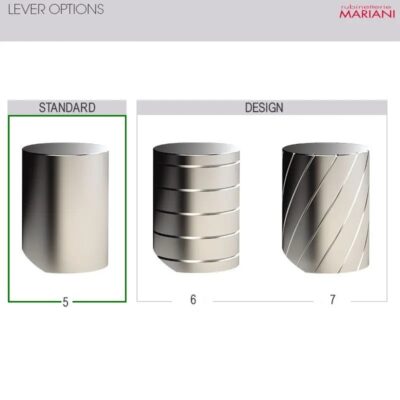 Mariani Series 5 HIGH SPOUT-blandare för tvättställ med hög bänkskiva med Click Clack AVFALL INGÅR - bild 6