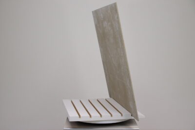 Pavimento effetto marmo grigio venato 90 x 90 cm. rettificato - immagine 10